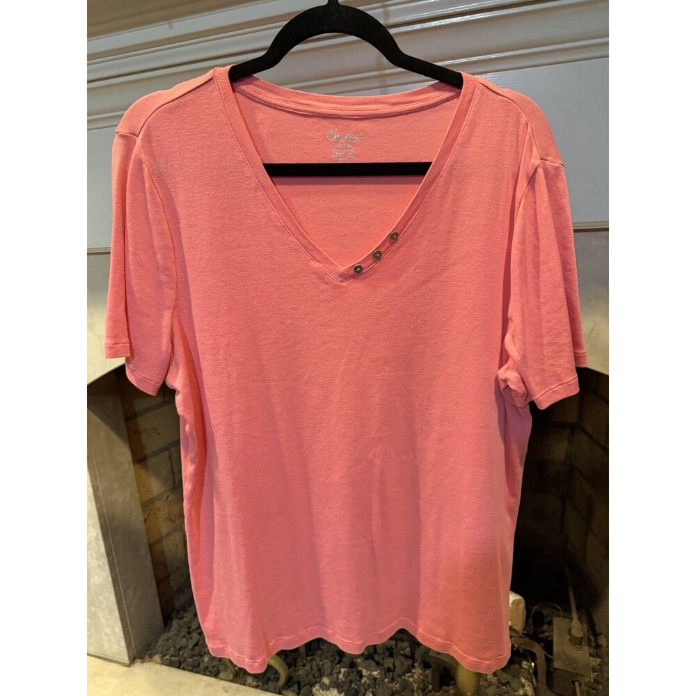 Chico’s Orange Tee Size XL Or Chico’s Brand Size 3